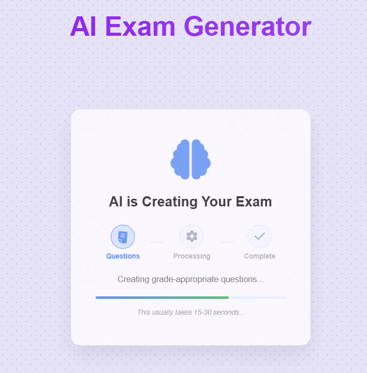 AI Exam Generator cover image